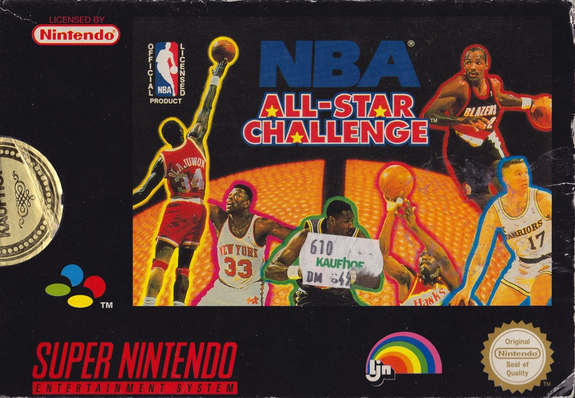 NBA All-Star Challenge box art for Super Nintendo